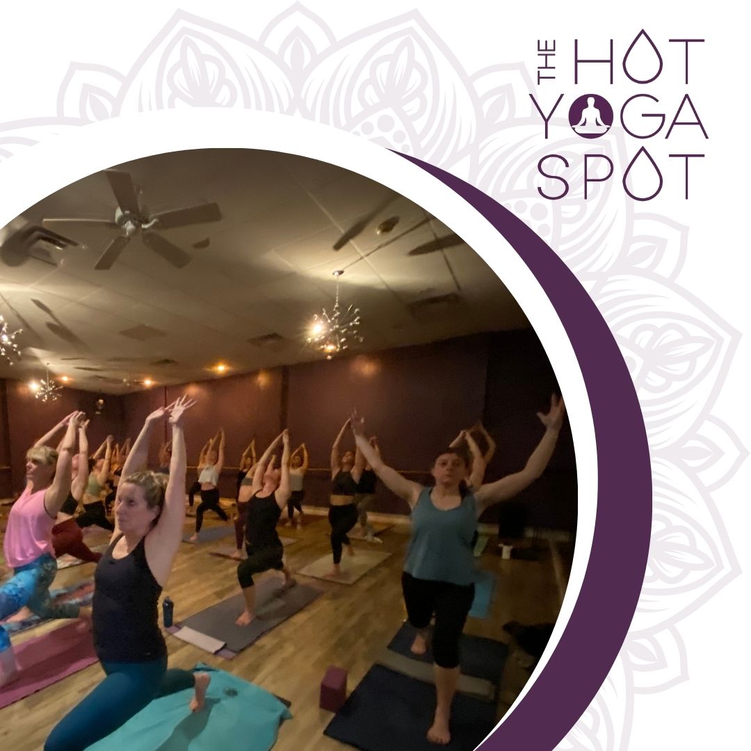 Get hot with a session at The Hot Yoga Spot! With 200 weekly sessions across our locations, we're your go-to yoga spot.