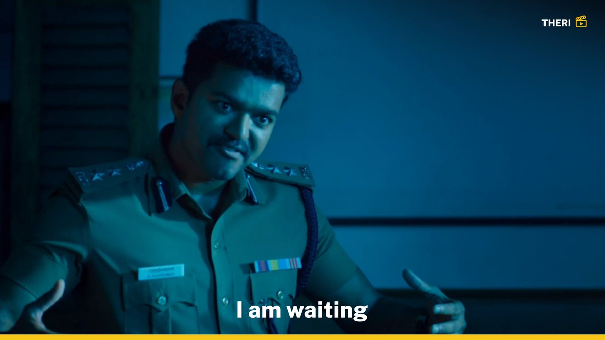 IMDb_in's tweet photo. Thuppakki released 10 years ago today. The film gave us @actorvijay 's dialogue "I am waiting", which became so iconic that it was referenced repeatedly in his other films in his unmatched style 💛

#IMDbTrivia #10YearsOfThuppaki https://t.co/m6ChX3enqA