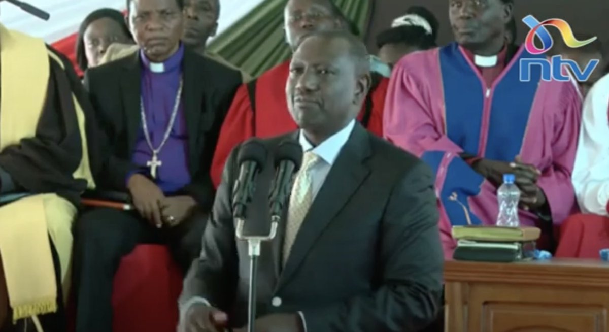 ntvkenya's tweet photo. President Ruto warns bandits causing unrest in North Rift, promises to gradually build 1000 dams to end the shame of hunger https://t.co/QHk7EOGS0o https://t.co/kX7b6KDdmQ