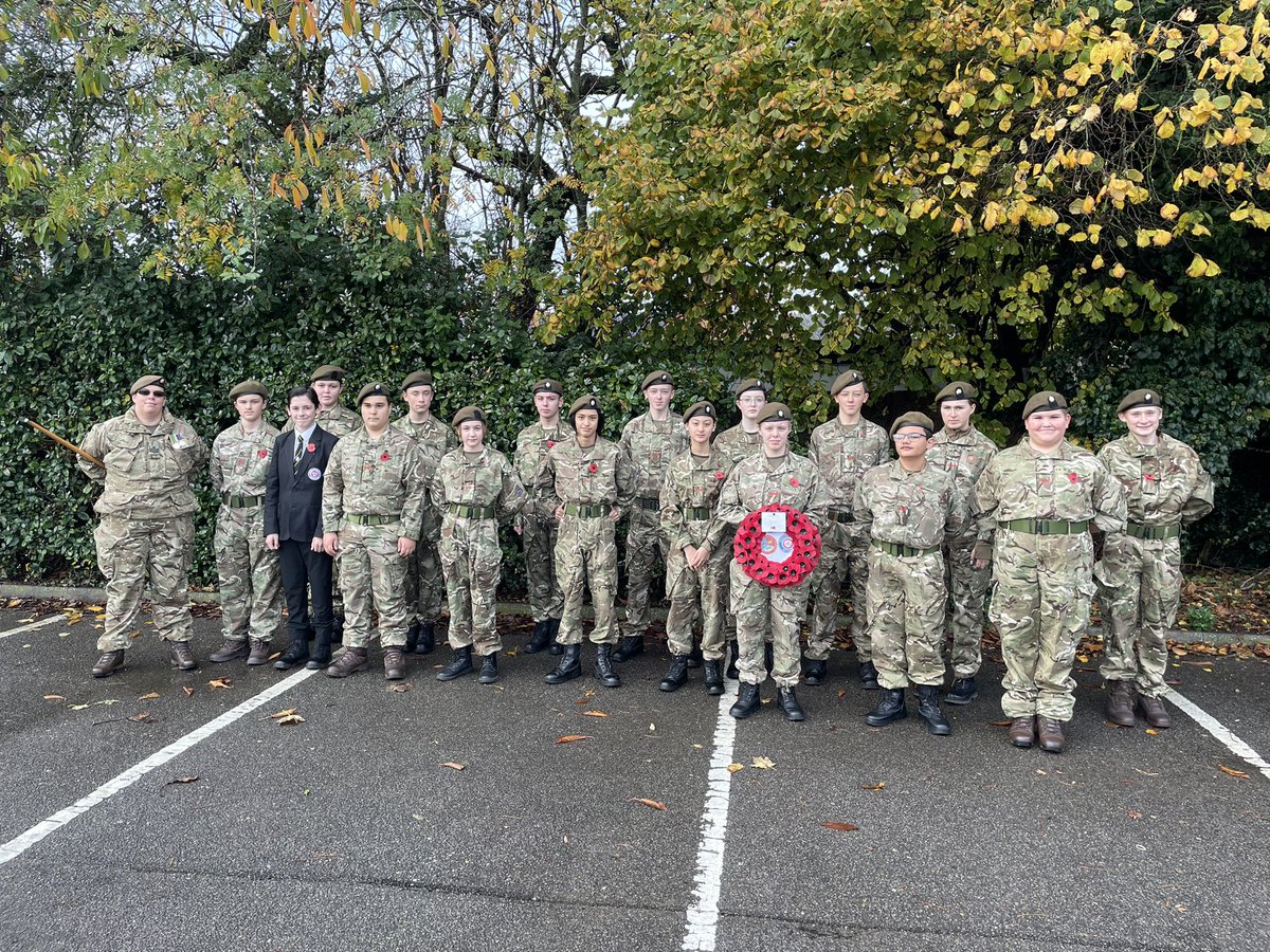 I was honoured this morning to accompany some of our CCF cadets to the wreath laying service at Dereham. We will remember them.  <a href="/IceniAcademy/">Iceni Secondary Academy</a>
