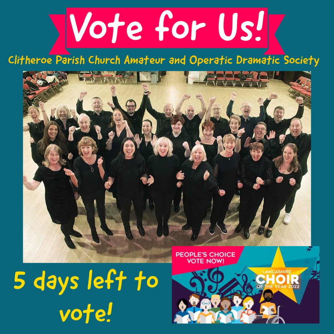 ClitheroeAm's tweet image. 5 days left to vote! ❤️ lancashire.gov.uk/choir-of-the-y…