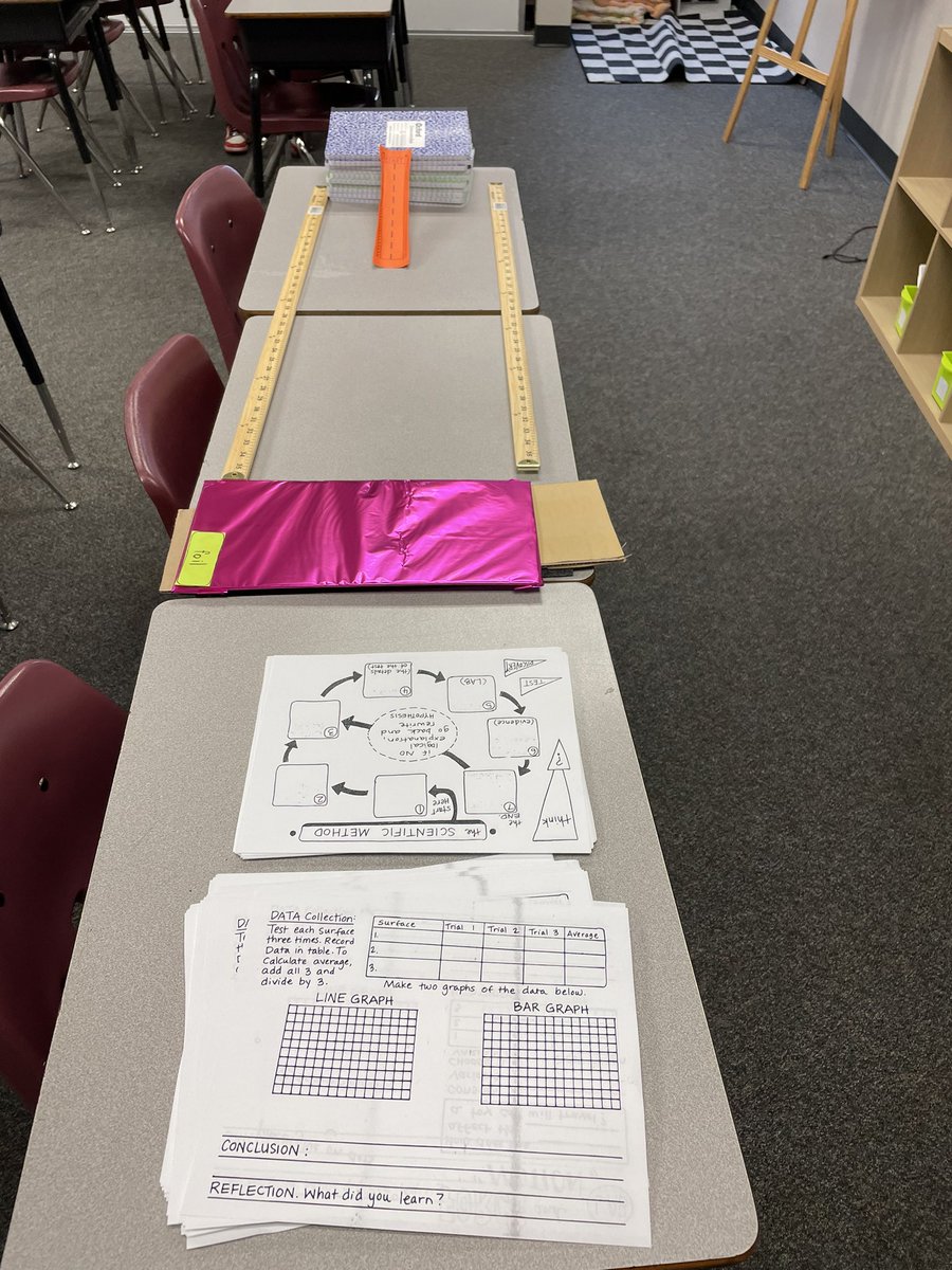 _JanetTaylor's tweet image. During our past at bat PLC this teacher at batted her science lab she was going to do this week. She was so excited to show me the changes she made as a result of our feedback! #demolab #4thgrade #friction 
@TES_Spring 💪🏽