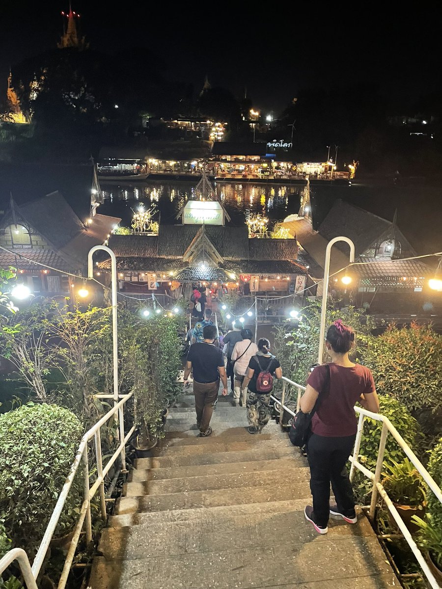 seameospafa's tweet photo. Finishing of the first day of SPAFA’s post-#IPPA22 excursion with dinner right by the Nan river in Phitsanulok province. https://t.co/Auo9Tp2PPr