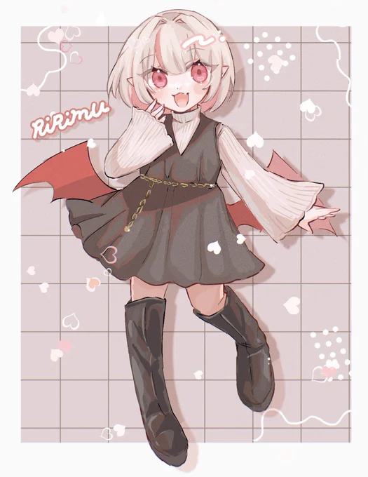 #りりむとおえかき 秋冬コーデ発表会いいむちゃんのコーデめちゃくちゃ可愛かった〜 