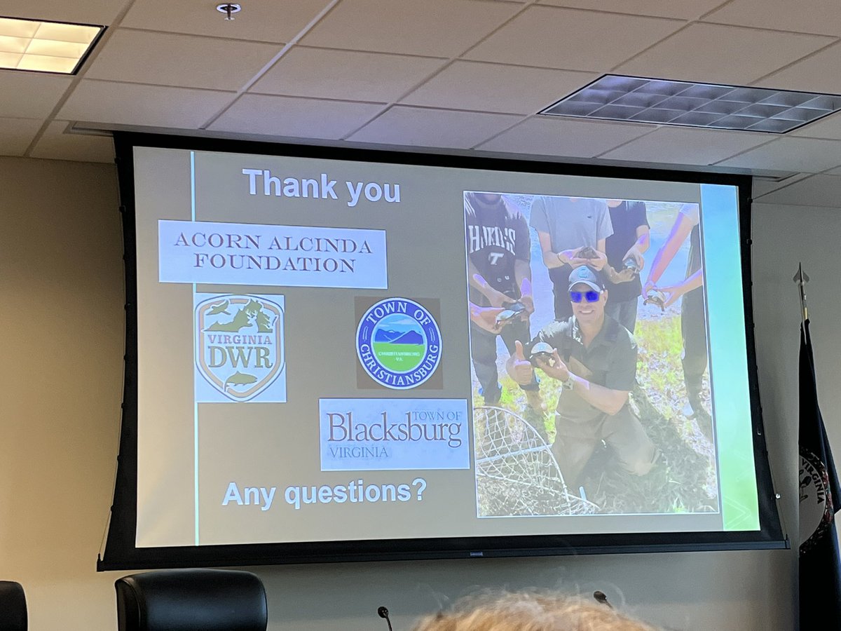 KevinHamed1's tweet photo. @vt_fishwild students Brandon, Maggie, and Gill present their research projects at the annual meeting of the Virginia Herpetological Society.  Great job!!!! https://t.co/sdNmGcLo8w