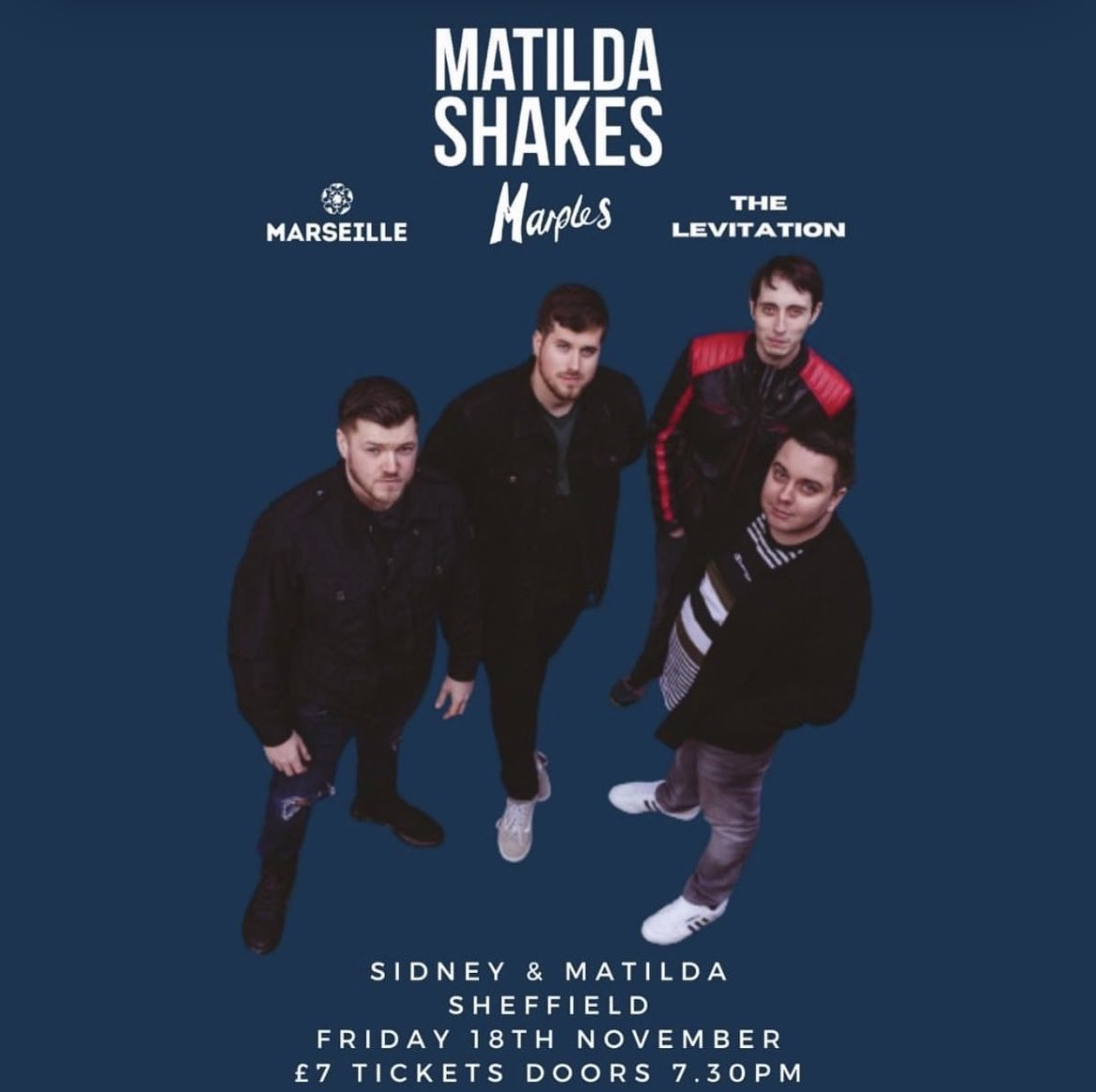 Chance to win 2 FREE tickets to the gig in Sheffield this Friday at <a href="/sidneymatilda/">sidneyandmatilda</a> supporting <a href="/MatildaShakes/">Matilda Shakes</a> alongside <a href="/Marples__/">Marples</a> and <a href="/LEVITATION/">LEVITATION</a> . for a chance to win like this post and RT! good luck x