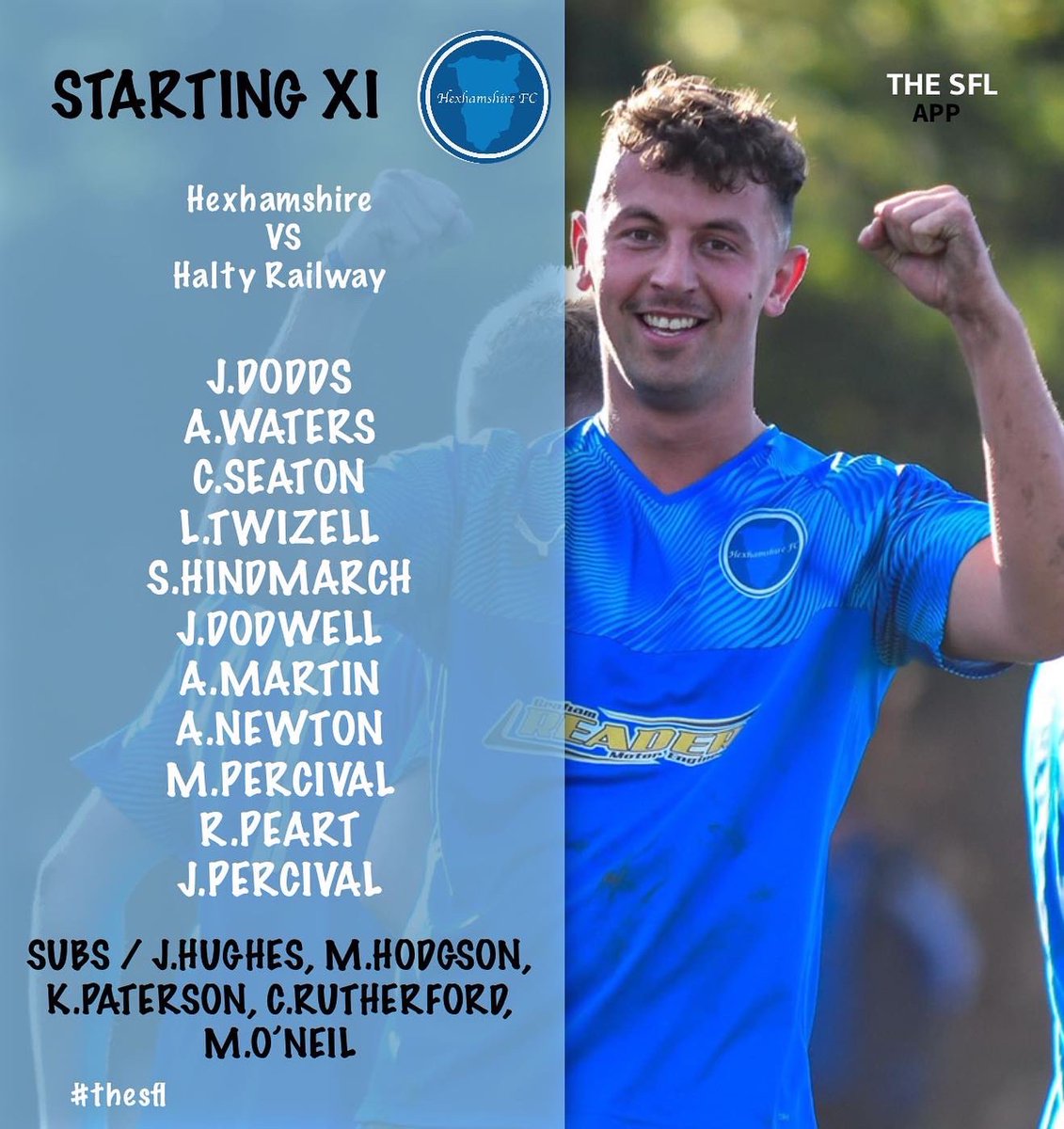 Another 3 points ✔️

3-2 home win against <a href="/HaltyRailwayFC/">Halty Railway FC</a> this morning 

⚽️ J.Percival
⚽️ A.Newton
⚽️ A.Martin 
🌟 A.Martin

Thank you to this weeks match sponsors - @ir_cleaningservices 

<a href="/grahamreaderltd/">Graham Reader Ltd</a> 
@bencuth 

#UpTheShire 🔵⚪️