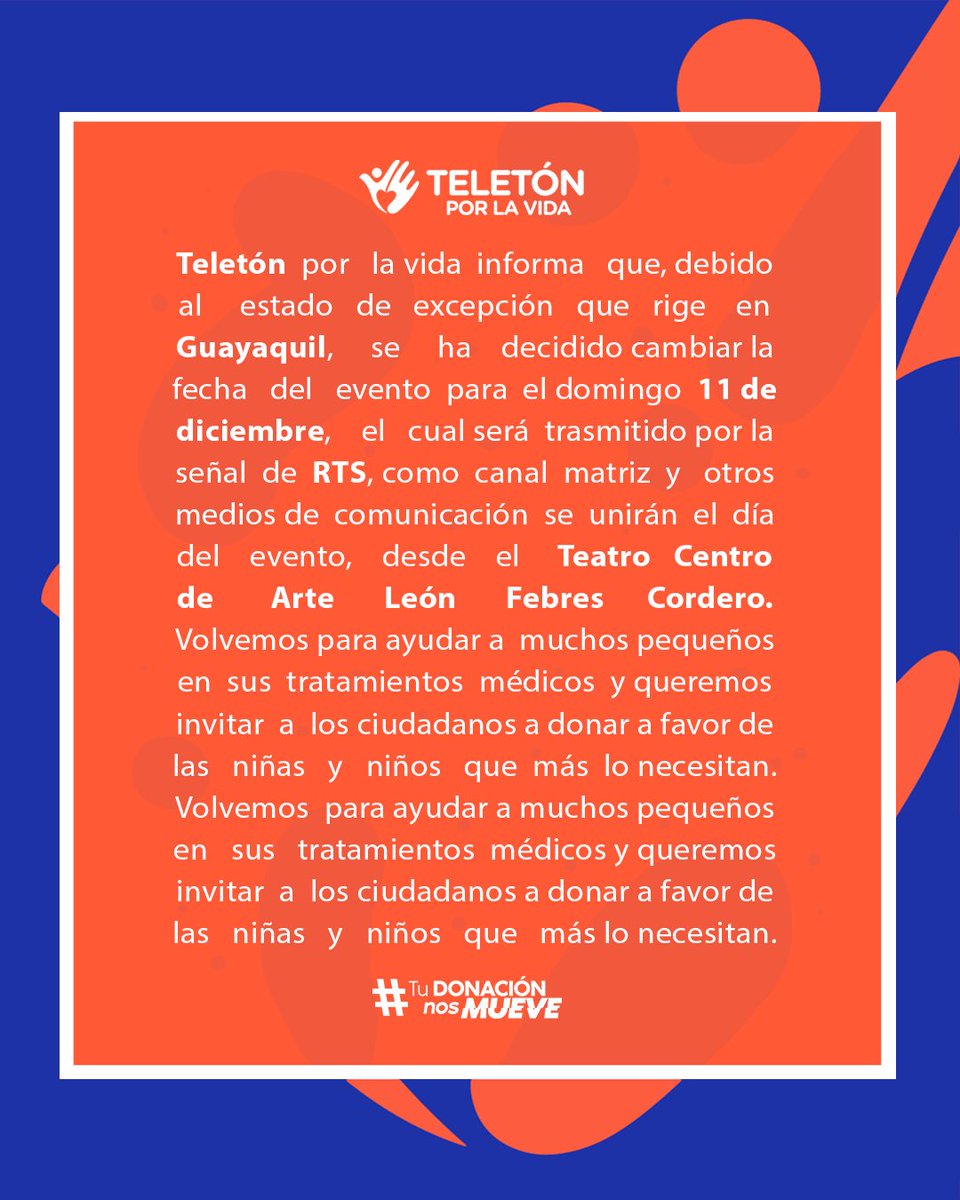 TELETON ECUADOR tweet media