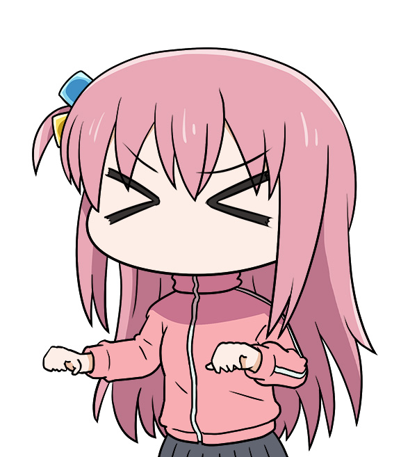 ぼっちちゃん「ぼっちちゃん福笑い 作例2#ぼっち・ざ・ろっく #後藤ひとり #福笑い #作画崩」|でんでんのイラスト