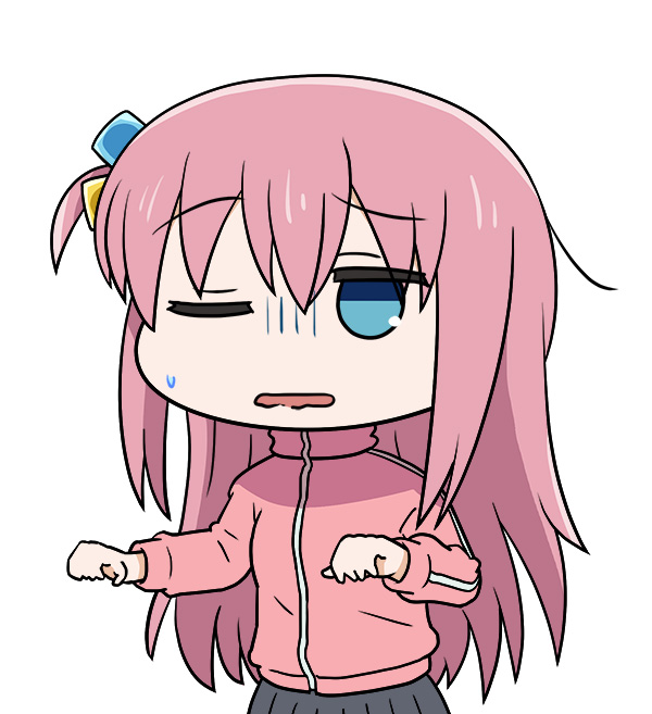 ぼっちちゃん「ぼっちちゃん福笑い 作例2#ぼっち・ざ・ろっく #後藤ひとり #福笑い #作画崩」|でんでんのイラスト