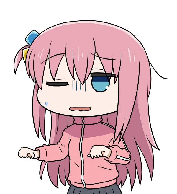 ぼっちちゃん福笑い 作例2#ぼっち・ざ・ろっく #後藤ひとり #福笑い #作画崩壊 