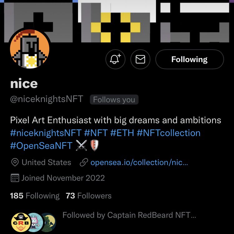 minimalsnfts's tweet photo. SOLD!!!😍😱
Thank you so much @niceknightsNFT to support minimals world🥰, wish u all the best! Have a happy Sunday🌟!
Everyone please follow this great person, he is very supportive😊!

https://t.co/OOjcNNVF4R

#NFT #NFTs #NFTSold #NFTCommunity #nftcollectors #NFTartist https://t.co/cUdxKJEpkl