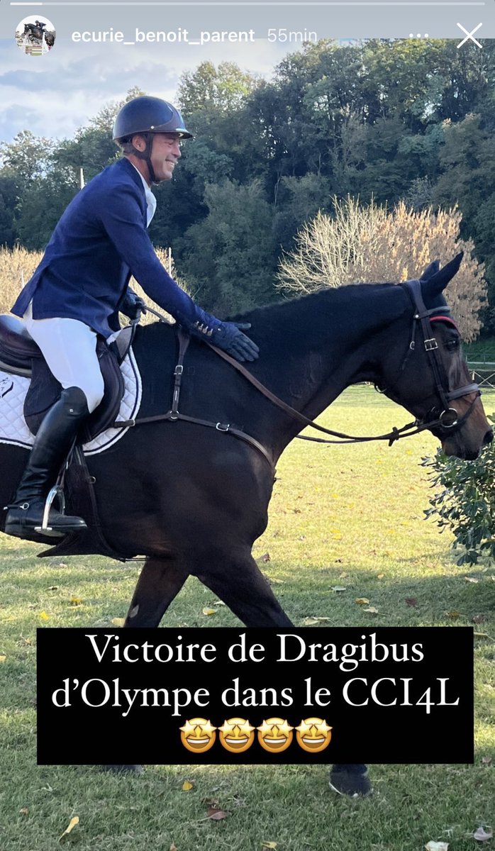 CCI4*-L de Montelibretti : magnifique Victoire de Benoit Parent et Dragisbus d’Olympe AA 👌🏻🔥🤟💪🏻😎
🐎 résultats ➡️ equiresults.com/competition/10…