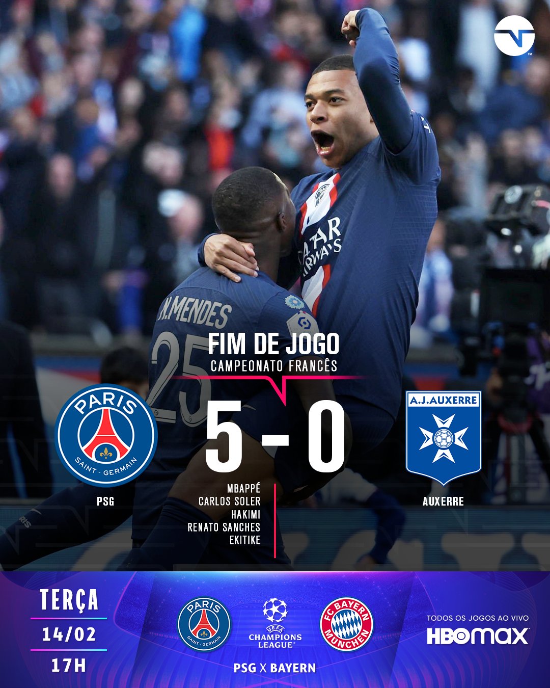 FIIIM DE JOGO!!!! O PSG ESTÁ NA FINAL - TNT Sports Brasil