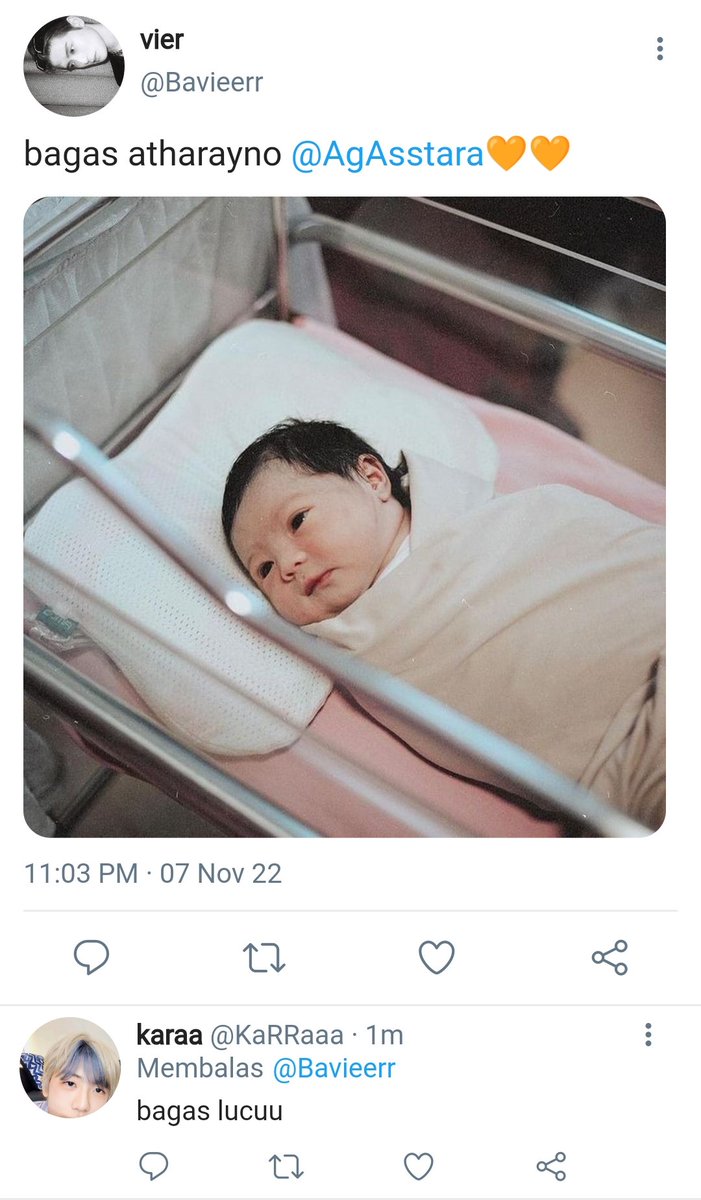 meileinna's tweet photo. Nomin au

                   BAGASKARA

siapa sangka, kata tidak dapat bapaknya malah dapat anak nya

by @meileinna https://t.co/BOyStJo2lU