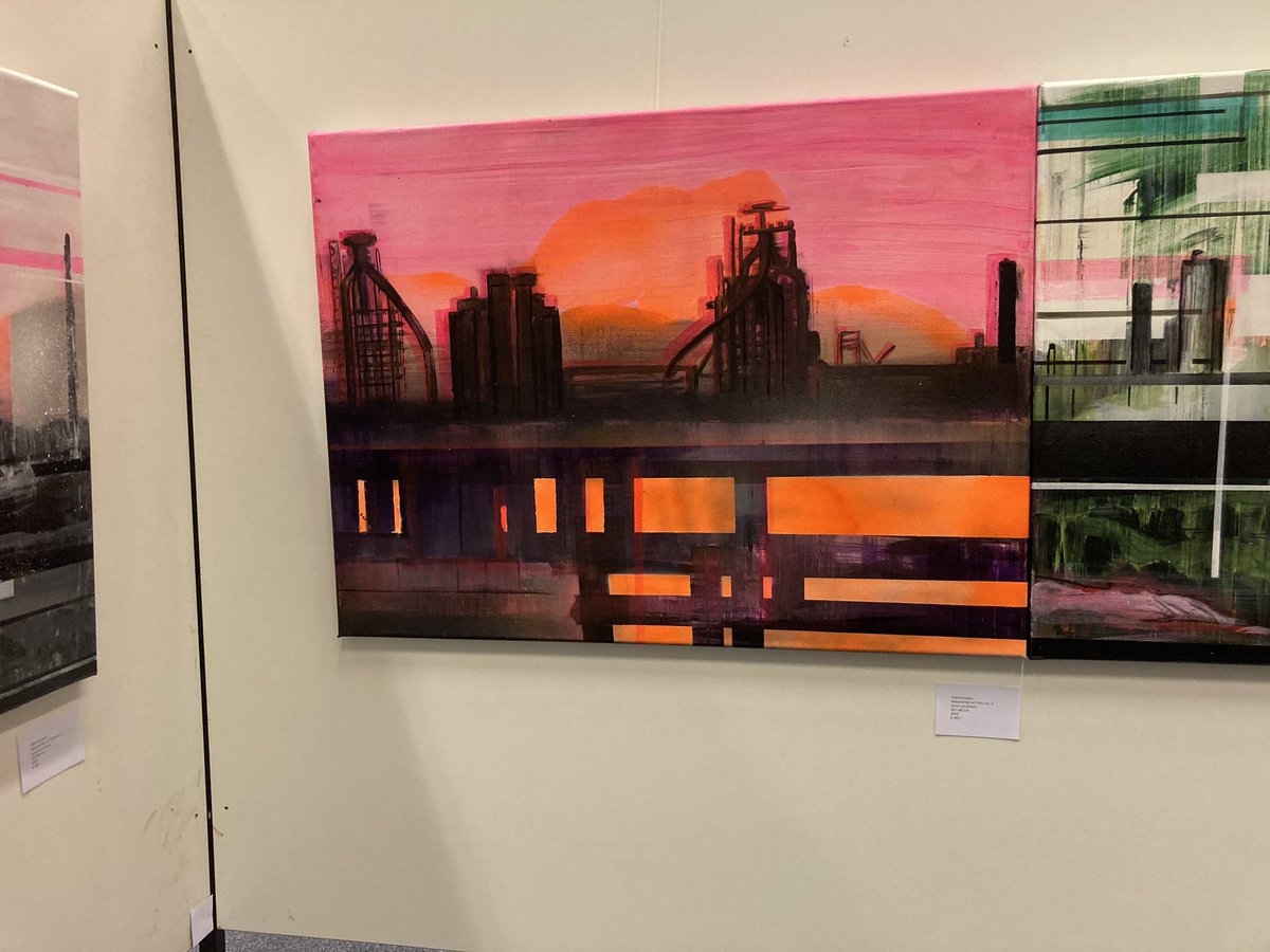 Looking at art. This one is called “Meanwhile at Tata”.

While we go about our regular business, they keep polluting.