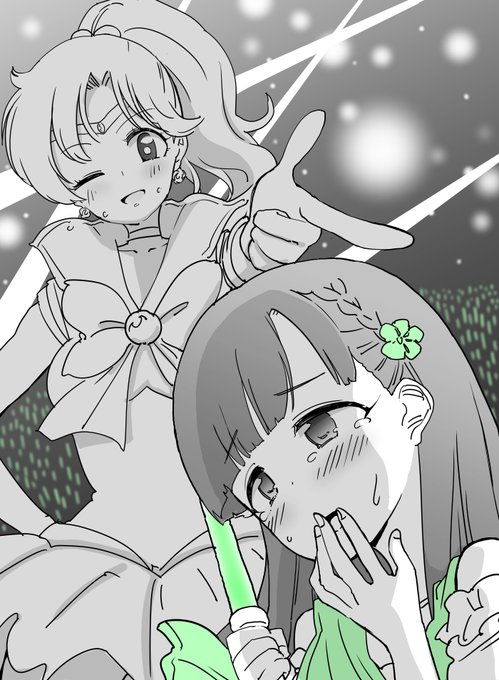 ファンボックスに『ジュピターのライブ現地でつい感極まってしまう小早川紗枝さん』リクエストが来たので描きました 