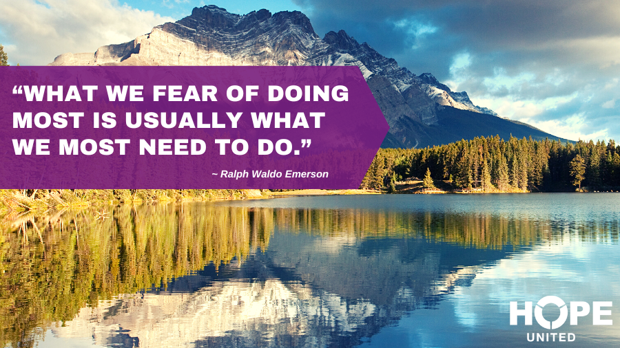 hopeunited_life's tweet image. Never let fear stop you!! “What we fear of doing most is usually what we most need to do.” #WeAreHopeUnited #SundayInspiration #HopeInRecovery