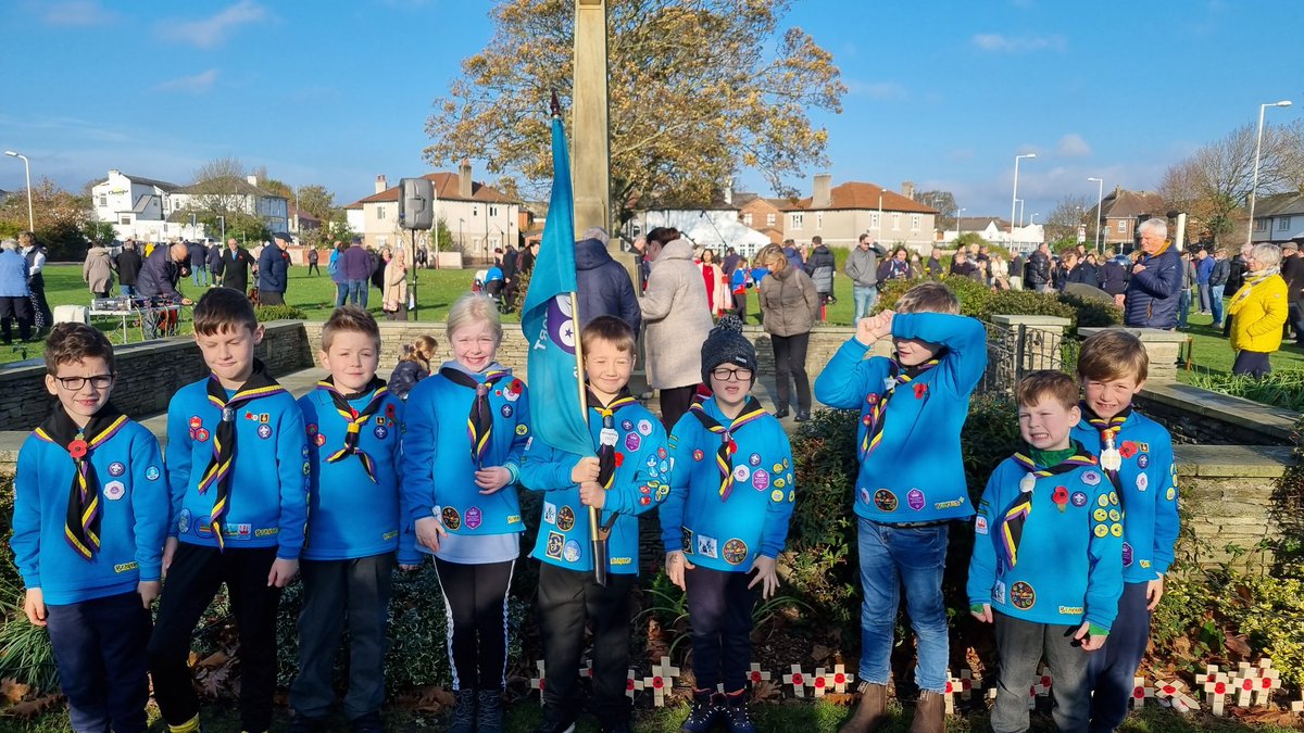 1stwillowbeaver's tweet photo. Remembrance 2022 on Ainsdale Village Green. #lestweforget2022 @SeftonNorth @1stSouthport https://t.co/CNsPPyJ2HI