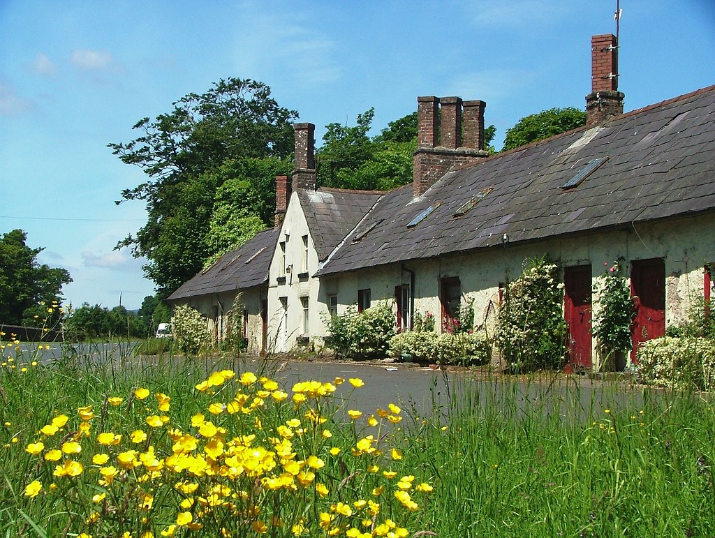 Cooleycs1's tweet photo. @frank_oconnor A common scene across the country some of the first public housing constructed in the state lies empty 6 cottages in co Louth the housing stock is there bring back into use #HousingCrisis #cooleycs #HousingForAll https://t.co/Rt1RJl8AxM