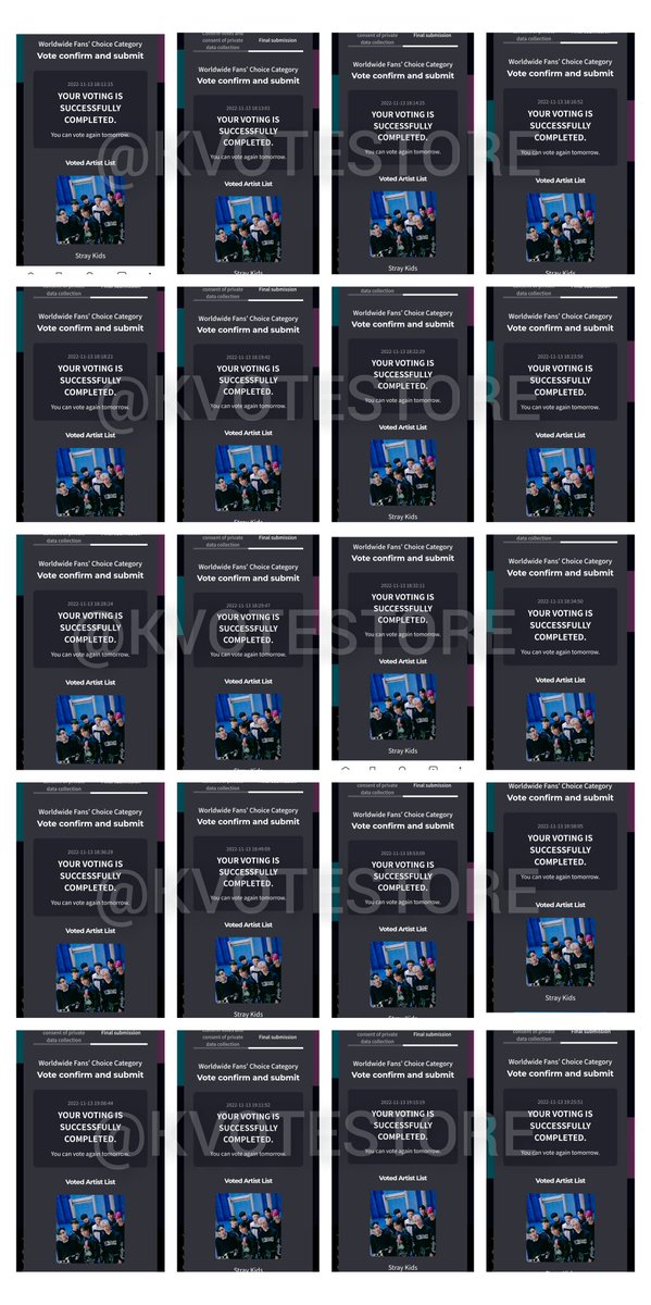 KPOP VOTE STORE tweet media