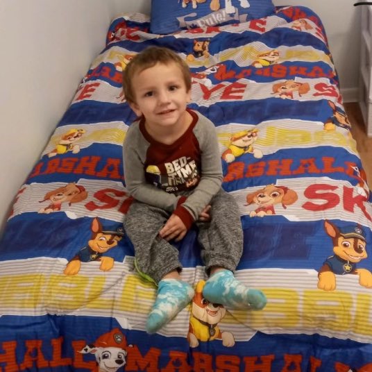 abed4me's tweet photo. #worldkindnessday #createasmile #b4me #newbed #sleephealth #pawpatrol https://t.co/enKpSilbqi