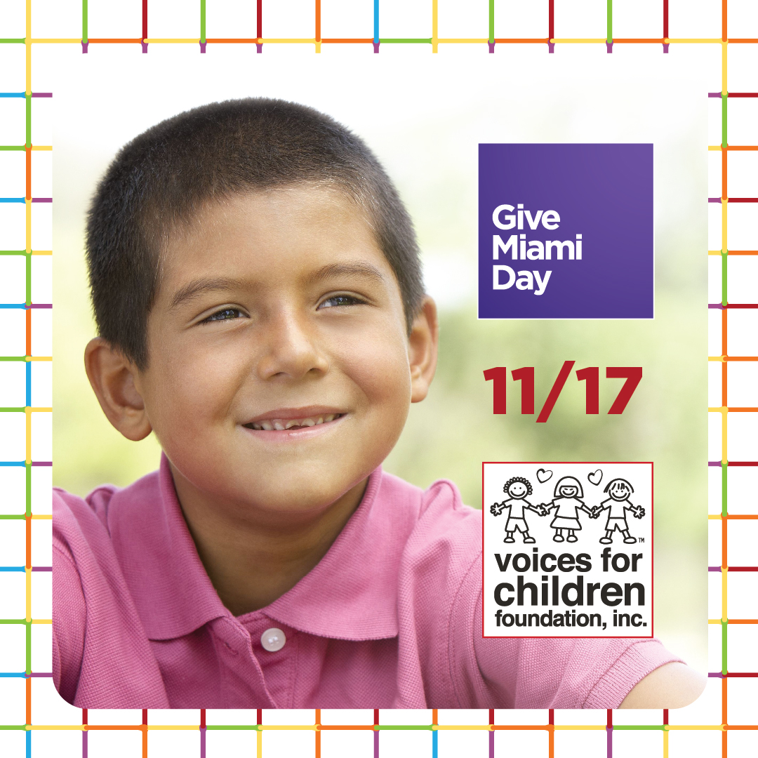 Early Giving is OPEN! Donate now to support the safety net for children in foster care: basic needs, advocacy, dignity items, experiences. Remember, on #GiveMiamiDay, your gift goes further thanks to a percentage match from @MiamiFoundation. #BeAVoice givemiamiday.org/VoicesForChild…