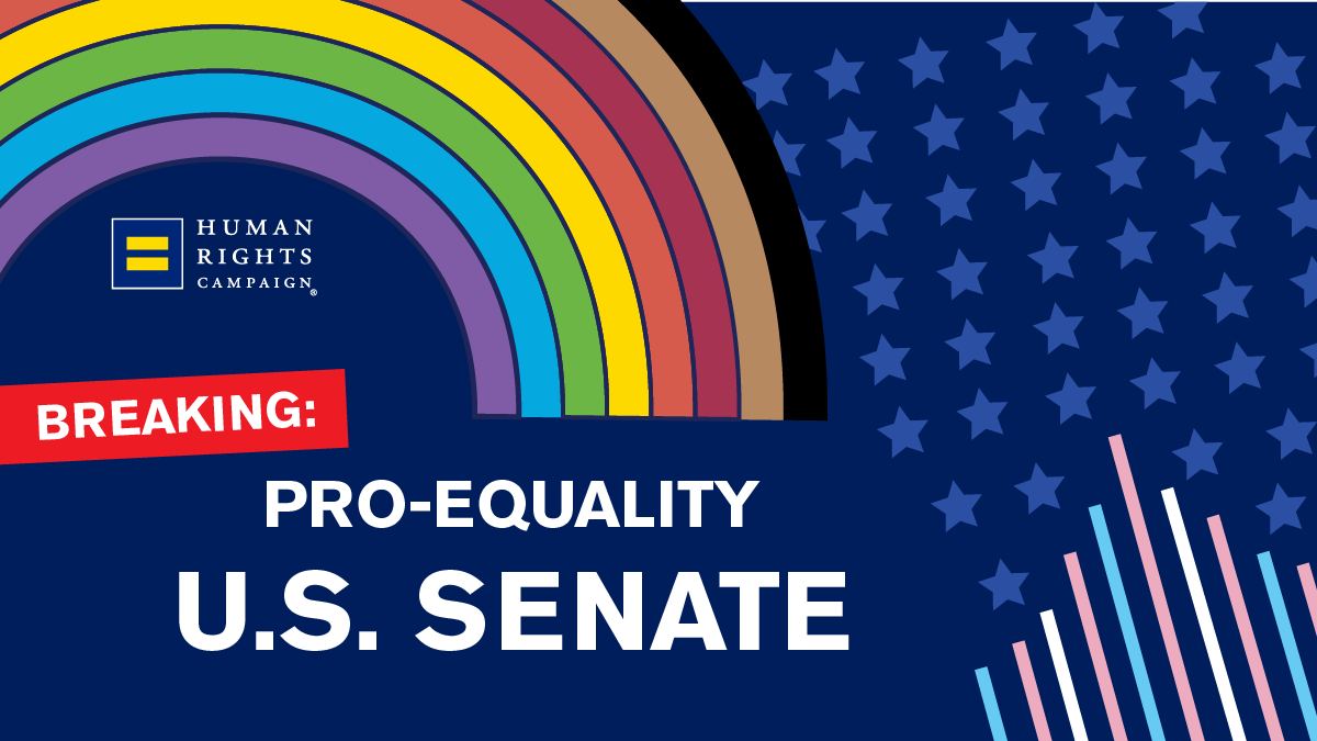 BREAKING: Senator Catherine Cortez Masto has won re-election in Nevada, securing a pro-equality majority in the U.S. Senate. #humanrightscampaign #proequality #togetherwevoted #lgbtqrightsarehumanrights