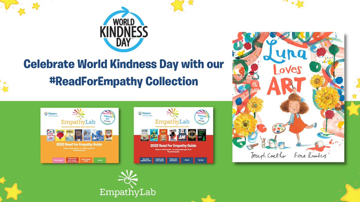 Happy World Kindness Day! 
 
True kindness has empathy at its core, because empathy helps us understand other people’s needs more deeply.  
 
Luna Loves Art gorgeously depicts this, in the way Luna’s empathy fuels her ability to help an overwhelmed classmate on a school trip.