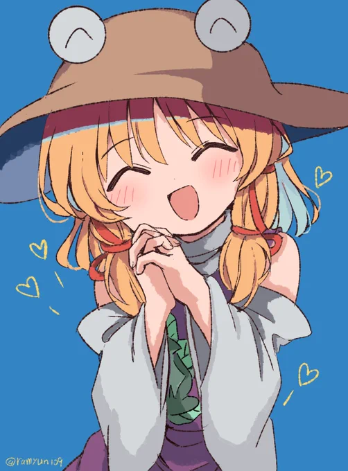 #深夜の真剣お絵描き60分一本勝負諏訪子さま 