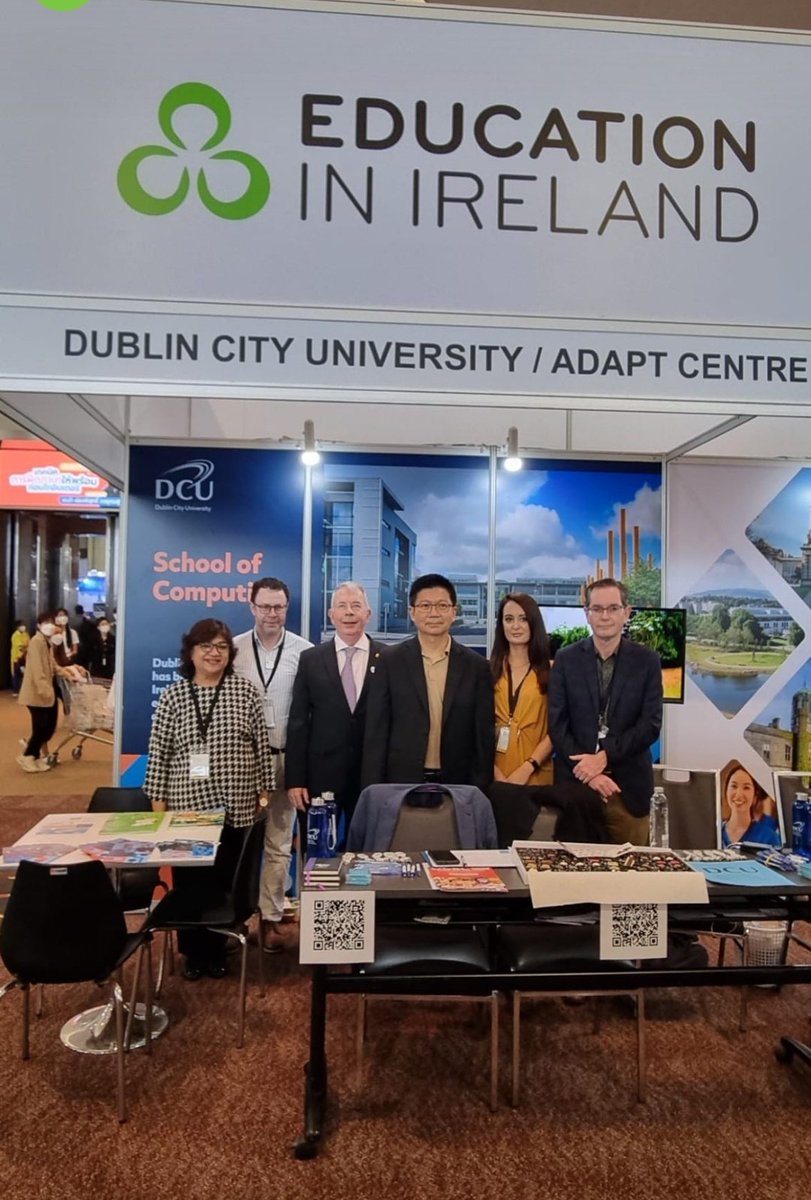 dcucomputing's tweet image. Huge thanks to @EduIreland for supporting us and special thanks to #DCUAlumnus, Irish Ambassador to Thailand, Pat Bourne for visiting our stand 🎓

@ocscxpo #WeAreDCU #DCUComputing