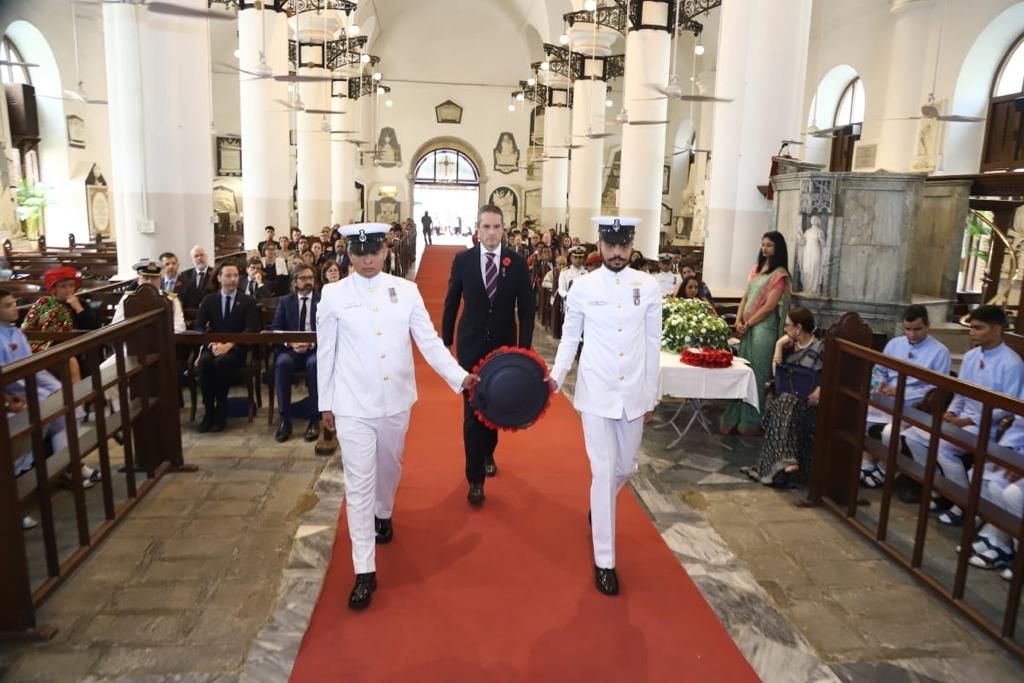 It was a privilege to be part of the #RemembranceDay service hosted by the British Deputy High Commission, Mumbai and the Ex-Services’ Association at St. Thomas’ Cathedral. Consuls from around the world paid tribute to those who have made the ultimate sacrifice for freedom.