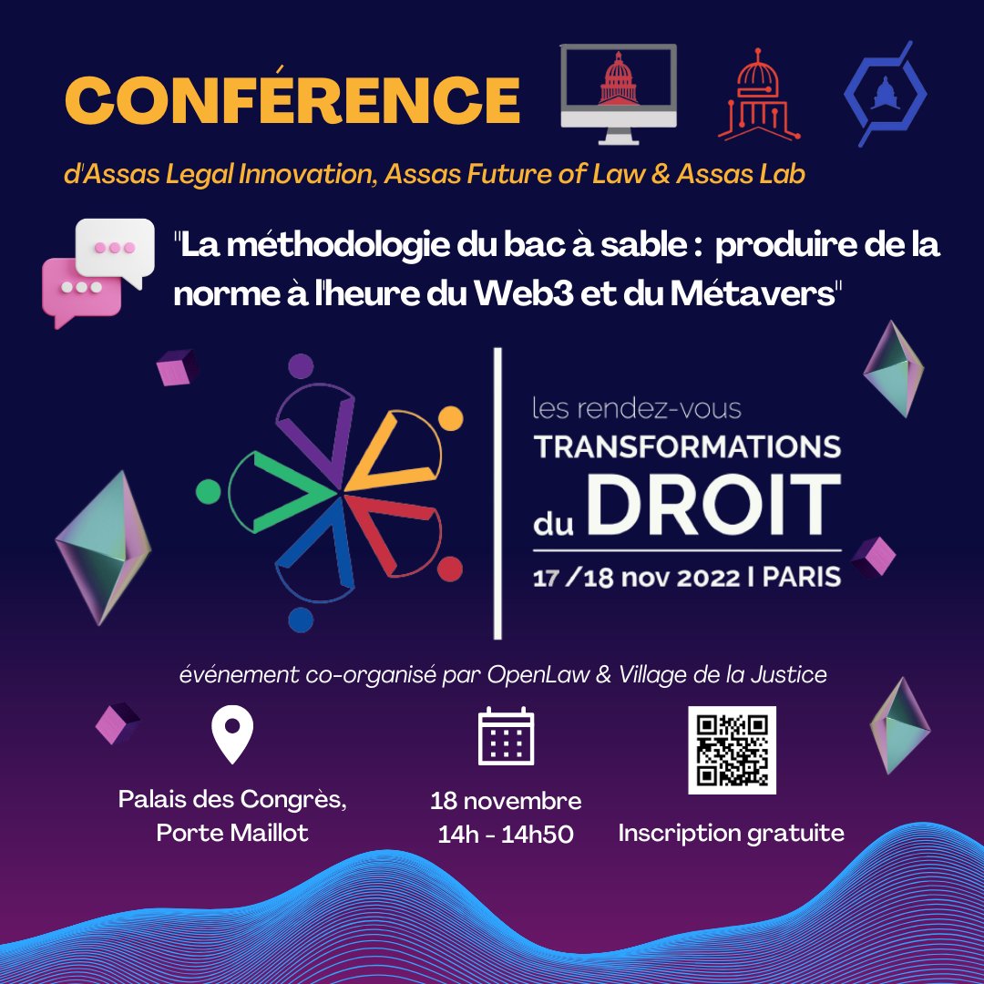 [ ÉVÉNEMENT - CONFERENCE AUX RENDEZ-VOUS TRANSFORMATIONS DU DROIT]

Inscription obligatoire et gratuite en ligne : transformations-droit.com/inscription