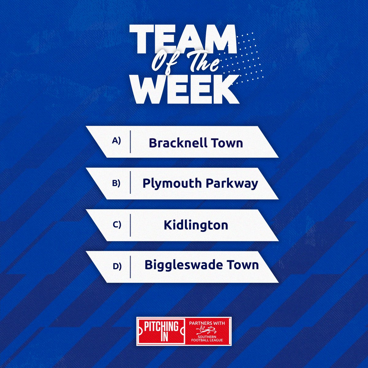 And last but by no means least...

It's time to vote for your #PitchingInTOTW in the <a href="/SouthernLeague1/">The Pitching In Southern Football League</a>!