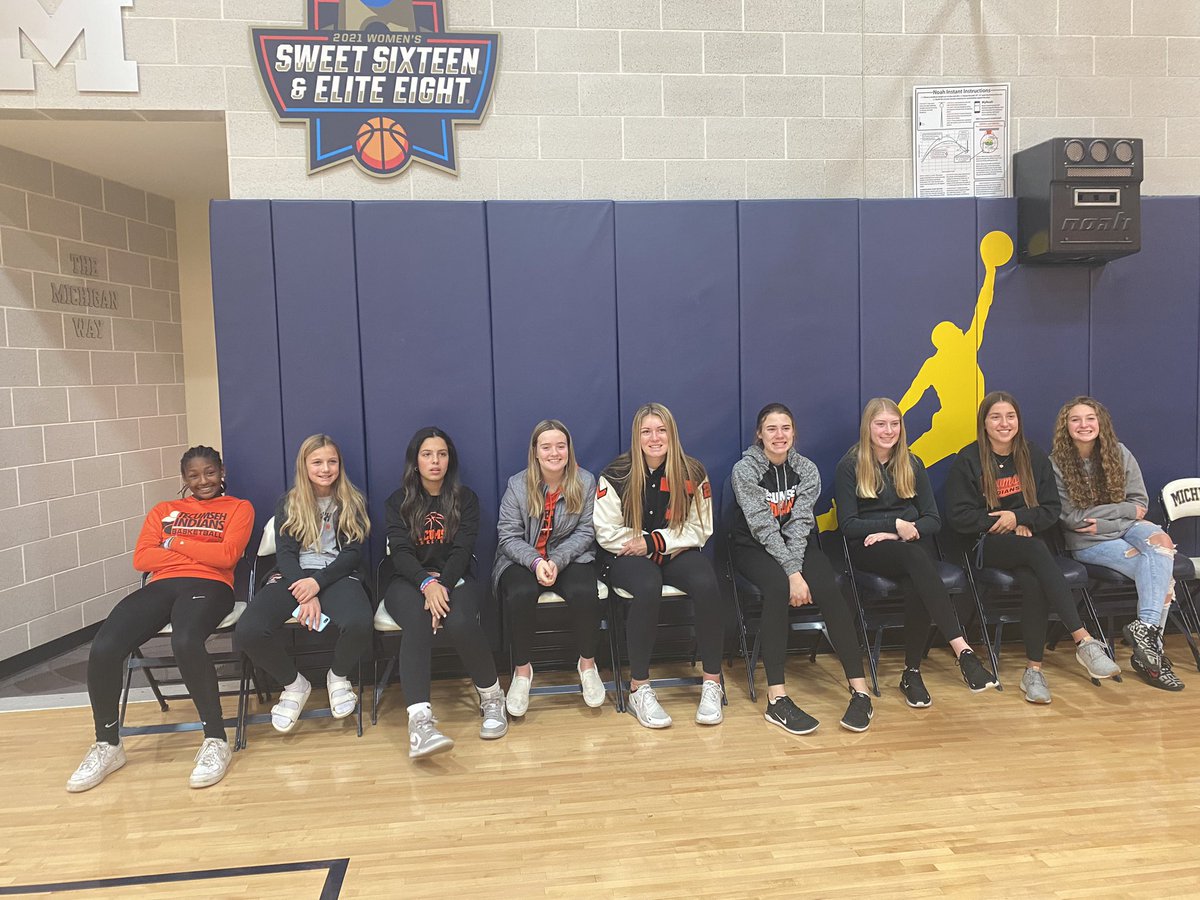 Thank you <a href="/umichwbball/">Michigan Women’s Basketball</a> for having my team and I out to practice today. I learned so much and I’m so excited to get our season started tomorrow. <a href="/KBA_GoBlue/">Kim Barnes Arico</a> <a href="/TecumsehGbball/">Tecumseh Girls Bball</a> <a href="/MIpremierbball/">Michigan Premier</a> <a href="/PGHMichigan/">Prep Girls Hoops Michigan</a> <a href="/MichHSBball/">Mich HS Bball</a>