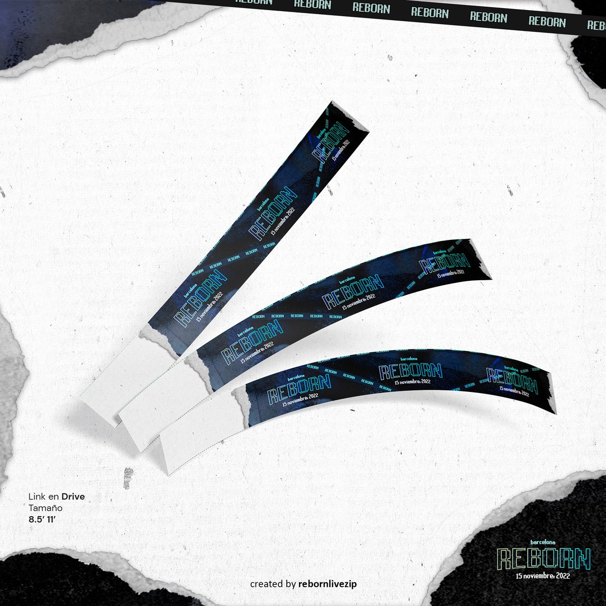 54. Los Panas - Reborn [event wristband]

Es una propuesta de proyecto para las personas que asistan al evento, son libres de tomarla o no!

Link: drive.google.com/drive/folders/…