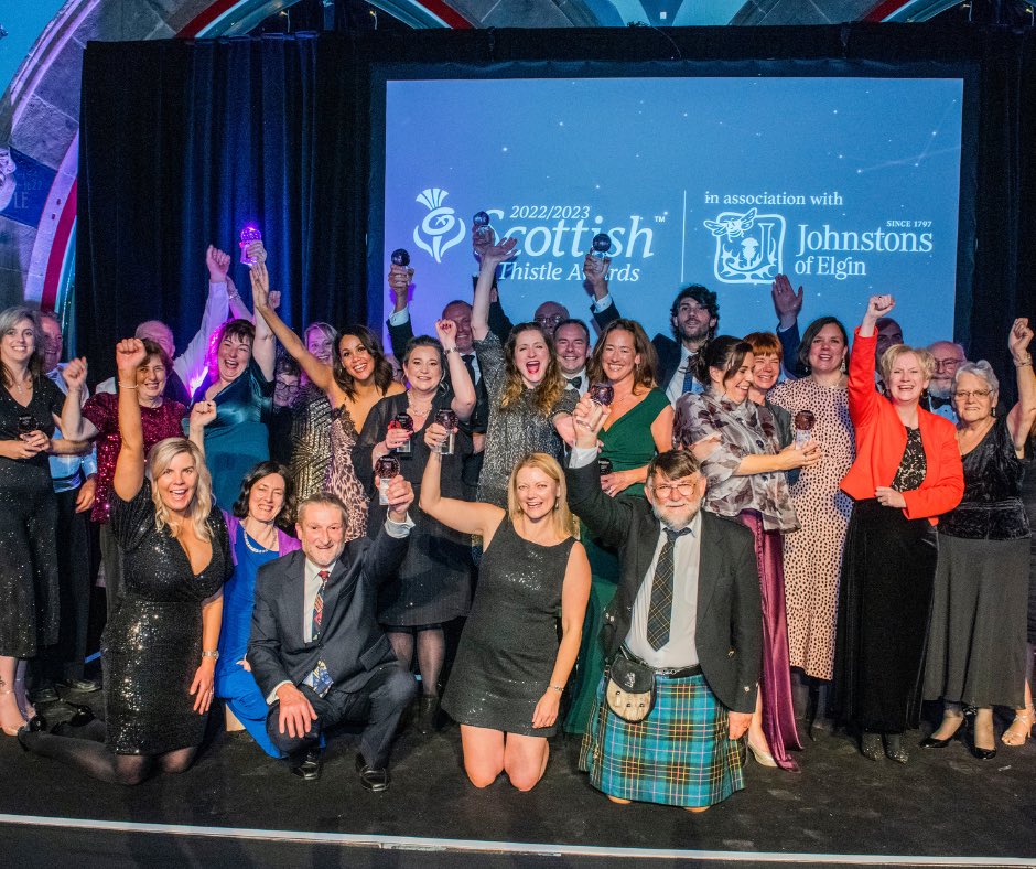 A huge thank you for all your lovely comments about our #ScottishThistle award. Here’s another picture from our big night, this time it’s all the winners. See if you can spot us!
Picture: Chris Watt Photography
<a href="/visitscotland/">VisitScotland</a> #ScottishThistleAwards