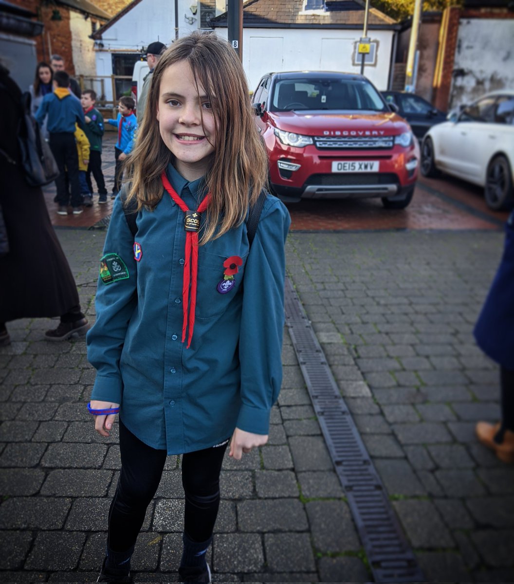 CWielding's tweet photo. Abigail attending Rememberence day lovely sevice too. Very proud 😊 https://t.co/kezL2PLu1v