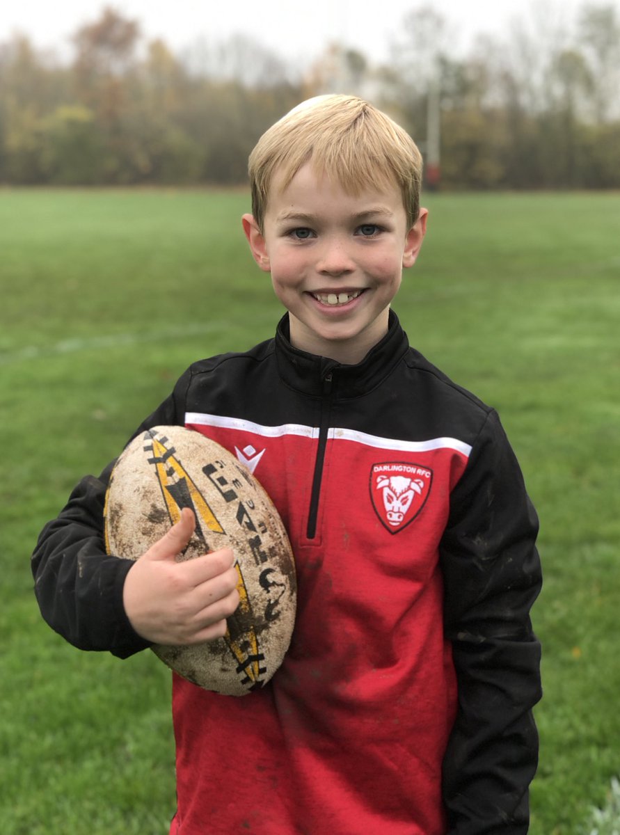 ants4780's tweet photo. Wouldn’t miss rugby training even if it his his 8th birthday today! Happy birthday Oliver!! @DarlingtonRFC https://t.co/plZ6qlzUfE
