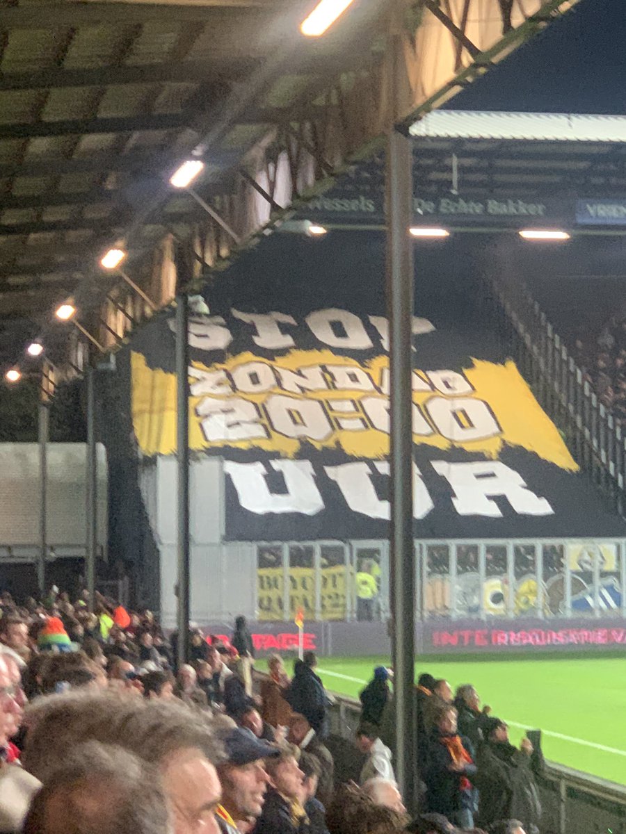 #gaevit eensgezind zijn de supporters van Go Ahead Eagles en Vitesse