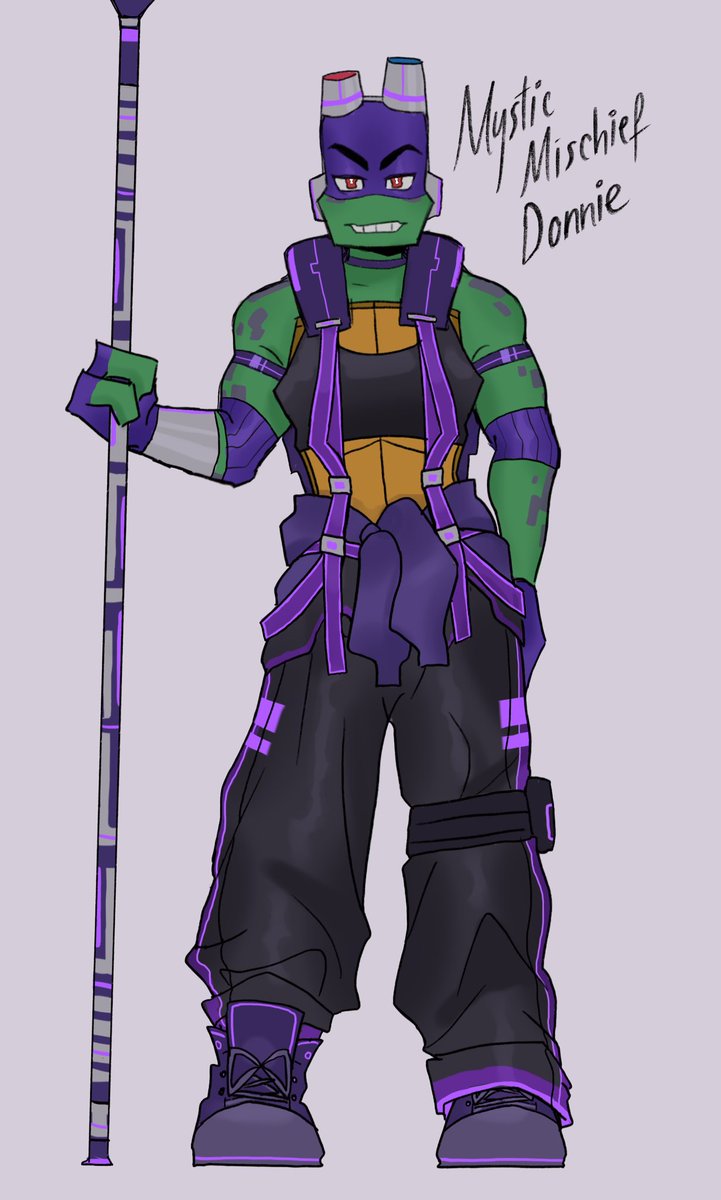 MYSTIC MISCHIEF AU (1/4) DONNIE !!! Finally, the first design