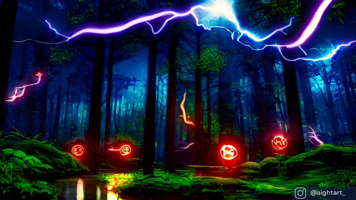 Aight66278818's tweet photo. Energy of the Forest

#fantasyart  #darkforest  #energy #neonlights #teslapunk 
.
#aiart #ai_art #artificialintelligence #art #artist #artoftheday #digitalart #generativeart #nightcafe #lumionneo #dalle #midjourney #discodiffusion #stablediffusion  #art #digitalartist #digitalart https://t.co/jRUEIoGCqk