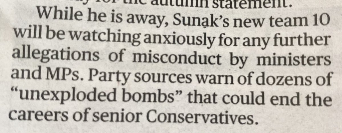 mikegalsworthy's tweet photo. Essentially “Party sources” are admitting that there are “dozens” more cases of misconduct we don’t know about…

…which they are of course trying to keep secret. #Corruption https://t.co/4Qr14BLgGH