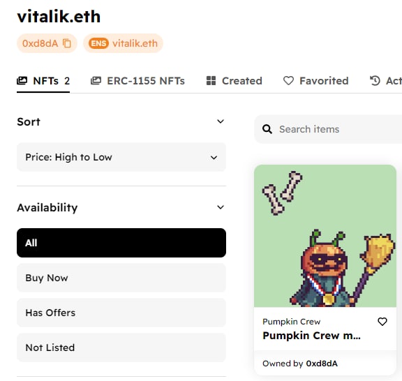 PumpkinCrewNFT's tweet photo. Vitalik is hodling strong 💪
'I am not selling my Pumpkin!' - probably Vitalik 😆
#arbitrum #nova #stratos #blockchain #nft #pixelart #crypto #hodl @VitalikButerin 
https://t.co/ahs0BhsuEP https://t.co/sjBsYnzyk6