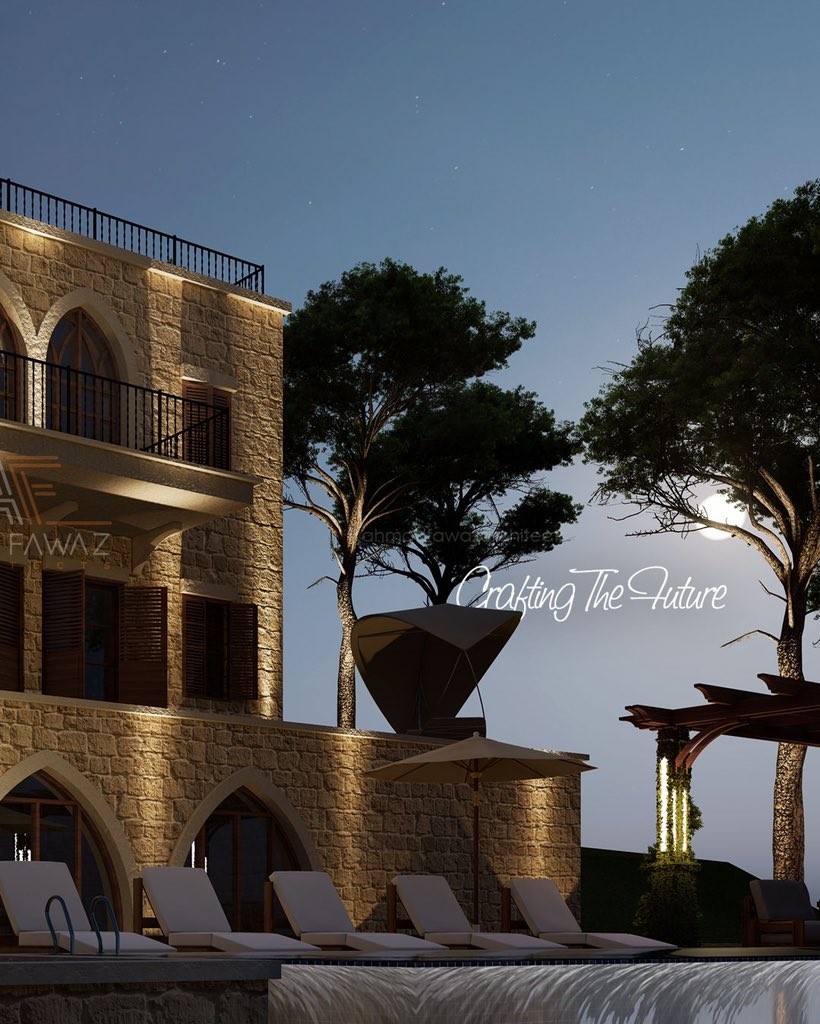 AhmadMFawaz's tweet photo. Cultured fieldstone Lebanese House, fully integrated into the forest of El Chouf
#architecture #lebanon #lebanese_architecture #traditional_houses #interior #design #animation #architectural_animation #movie #graphic_design #architect #af_architects #ahmadfawazarchitects https://t.co/6X9NdccMiW