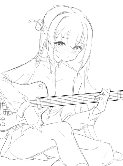 bocchi sketch #Bocchi #BocchiTheRock 