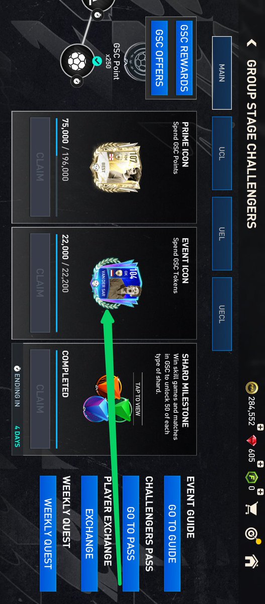OgUpgrading's tweet photo. @EAFIFAMOBILE It completed why can't I claim it https://t.co/9d0Dtx2NAy