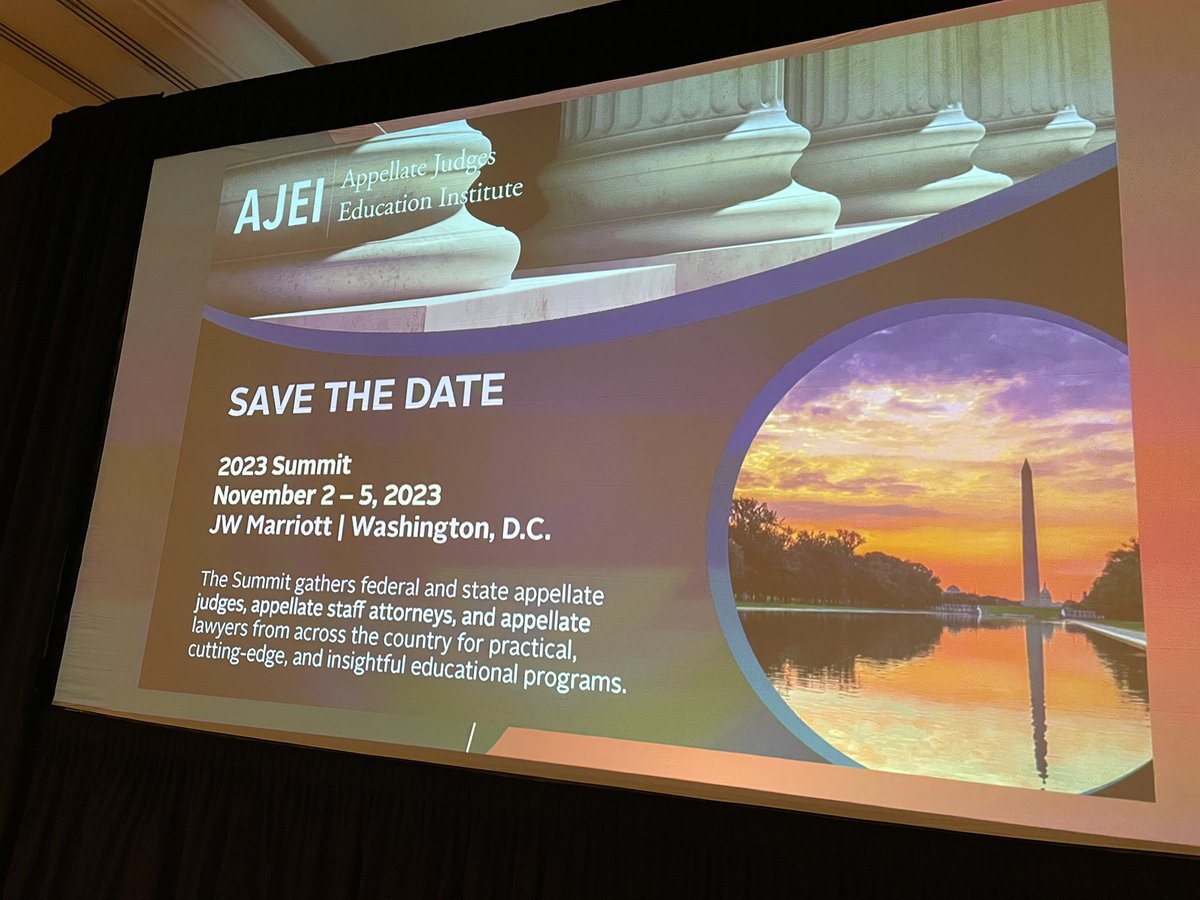 That’s a wrap! See you next year in DC #AJEI2022 #AJEI2023