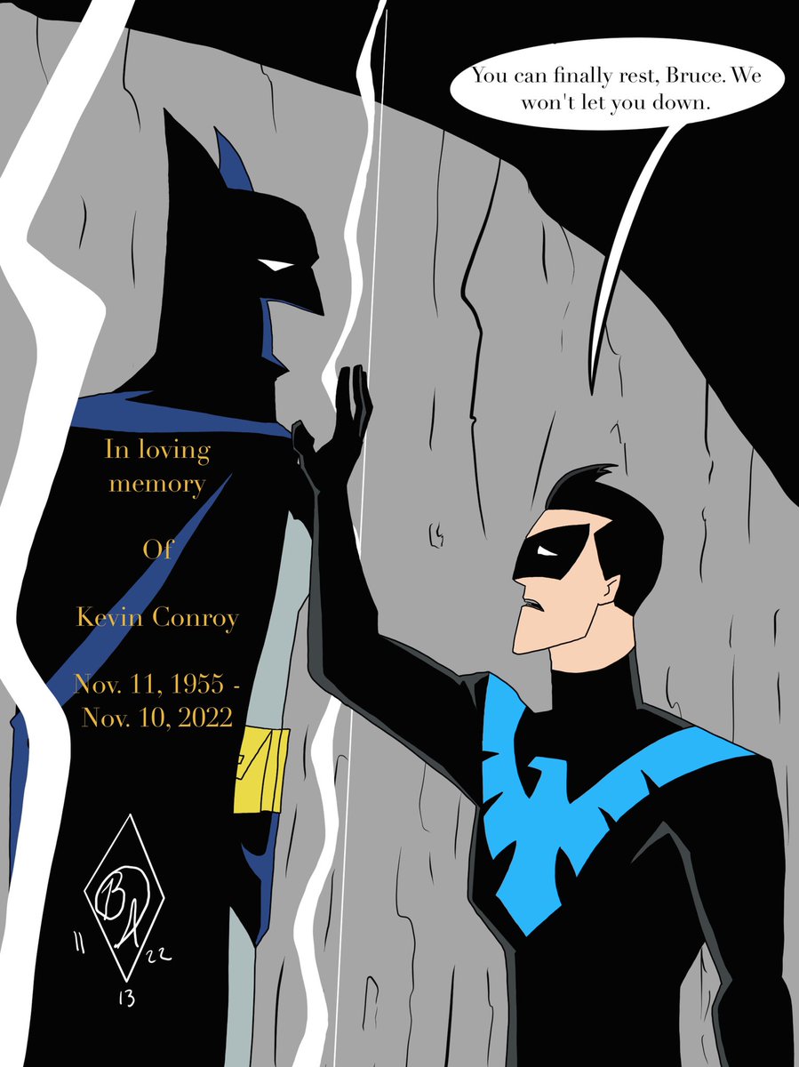 In loving memory of the voice of Batman for many of us. <a href="/RealKevinConroy/">Kevin Conroy</a>