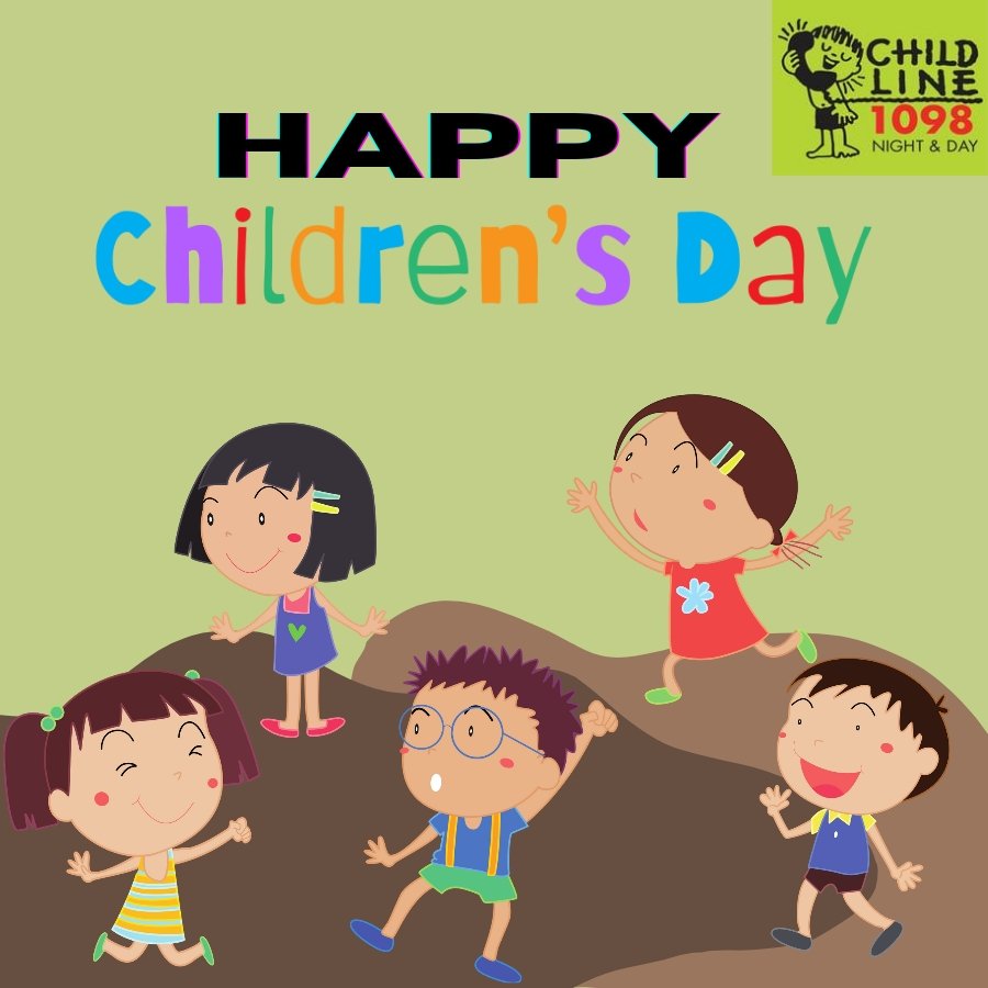 CHILDLINE 1098 wishes a very Happy Children's Day to all the children. #Childline1098 @ChildSafetywk #ChildlineSeDosti #ChildSafetyWeek #DostiForever #HappyChildrensDay #ChildrensDay2022 #ChildSafety #ChildrenRights #ChildrenWelfare #ChildDevelopment